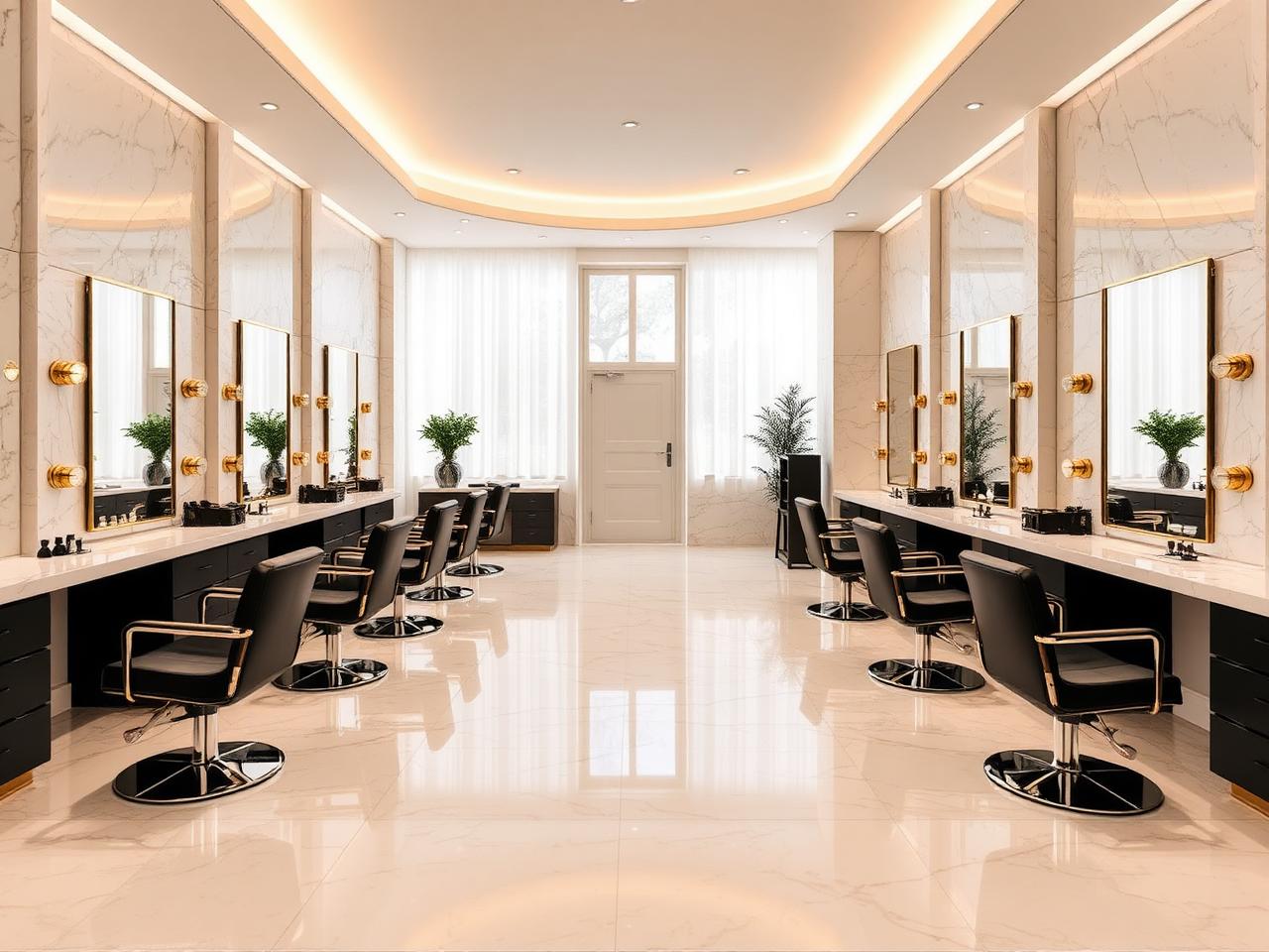 Interior premium do Salão Anora